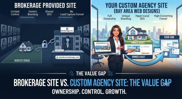 Brokerage Site vs. Custom Agency Site: The Value Gap